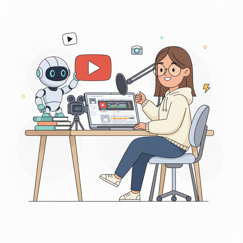 YouTube Content Creation - Human and AI collaboration